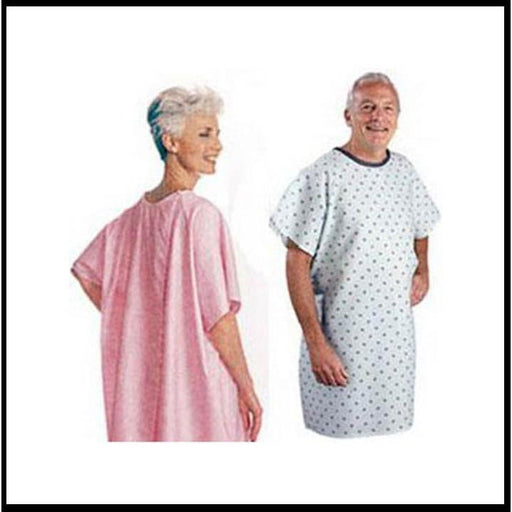 Salk Salk Snap Wrap Patient Exam Gown, Yellow Floral Print, 1 Count, #500LPY Health Care