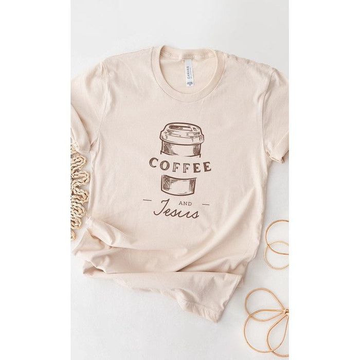 Coffee and Jesus Graphic Tee