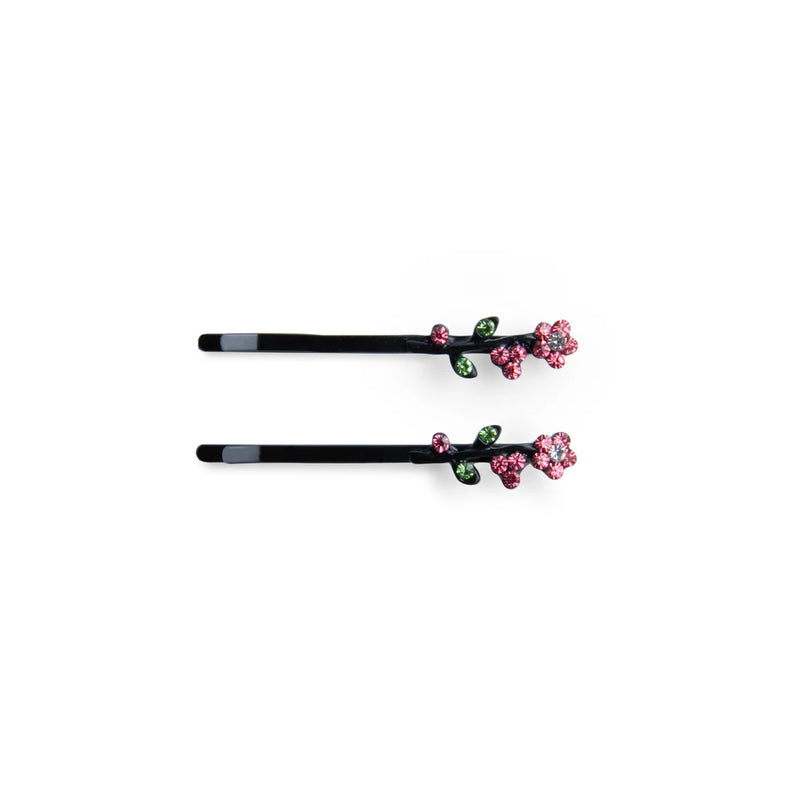 Smoothies Smoothies Flower Leave Gem Bob Hair Pins