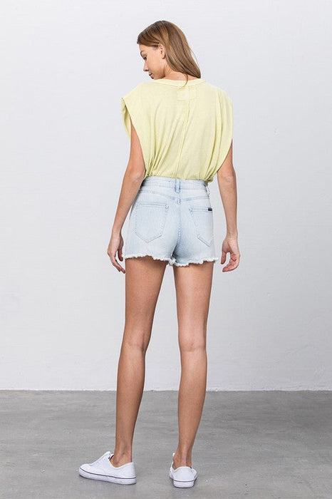 High Waist Denim Shorts