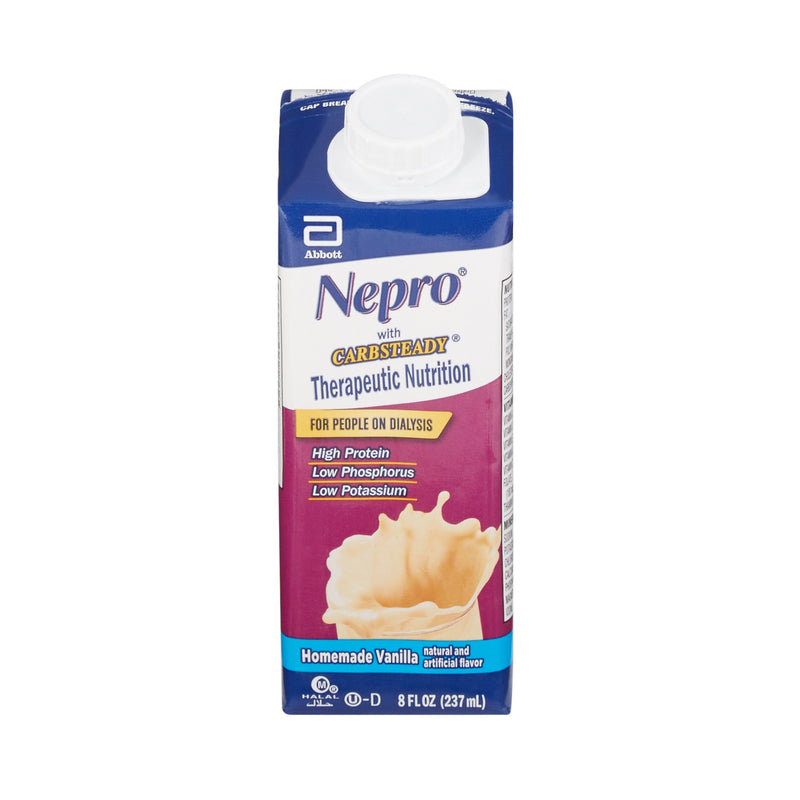 Abbott Abbott Nepro With Carb Steady Therapeutic Nutrition Vanilla Ready-to-Drink 8 Fl Oz Tetra Nutrition Drinks & Shakes