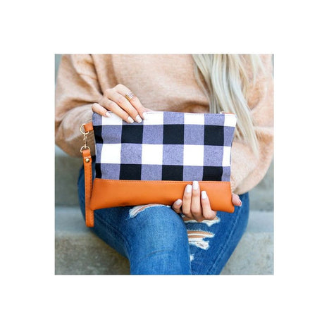 Buffalo Plaid Clutch