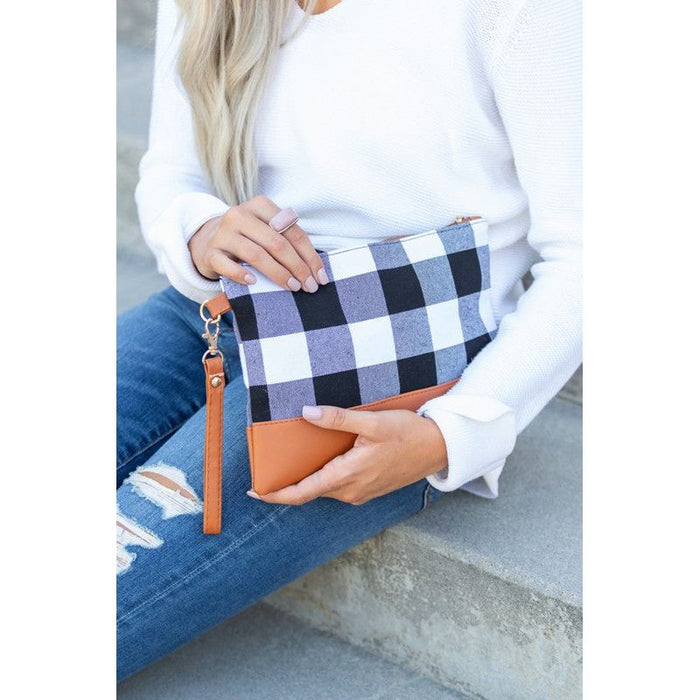 Buffalo Plaid Clutch