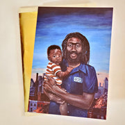 Adiva Naturals 'BECAUSE (RACIAL SYNECDOCHE)' S. Ross Browne Greeting Card: 5x7 Frame Ready Art