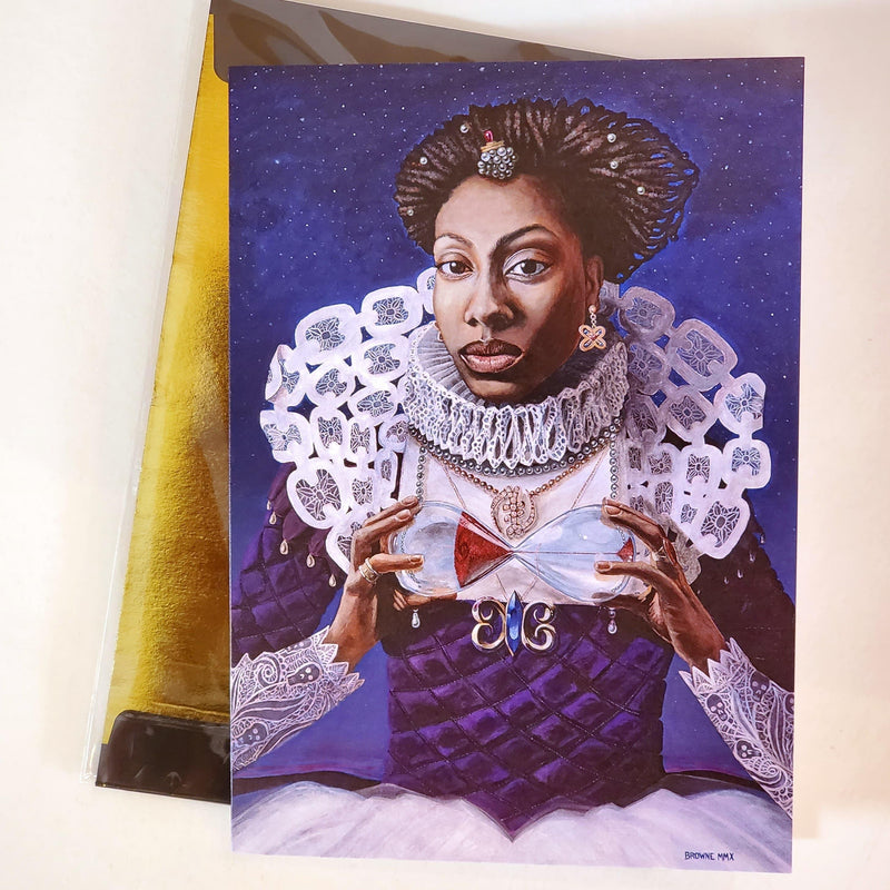 Adiva Naturals 'PERSISTENCE OF HISTORY' S. Ross Browne Greeting Card: 5x7 Frame Ready Art