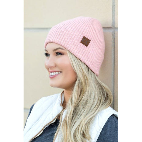 CC Fine Yarn Cuff Beanie