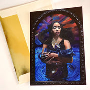 Adiva Naturals 'NEBULA' S. Ross Browne Greeting Card: 5x7 Frame Ready Art