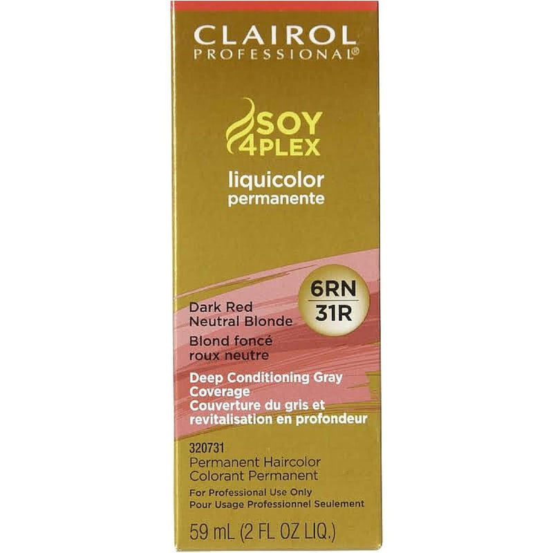 Clairol Clairol Professional Permanent Liquicolor 2 Ounce Dark Red Neutral Blonde Hair Color Dark Goldenrod