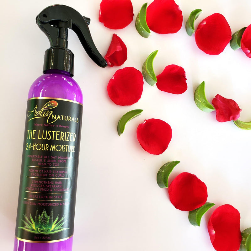 Adiva Naturals The Lusterizer Hair & Skin Care - 24-Hour Moisture - 8oz Lusterizer