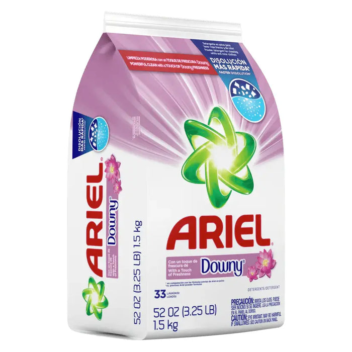 Ariel W/Downy  Powder Laundry Detergent 32 Ld 1.5 Kg - Case - 6 Units