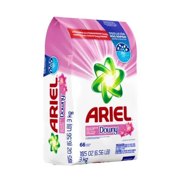 Ariel W.Downy Powder Laundry Detergent  66 Ld 3Kg - Case - 6 Units