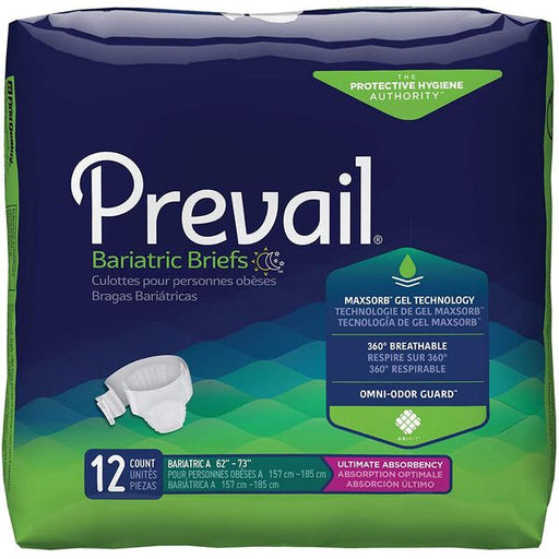 Prevail Prevail First Quality, Unisex Adult Incontinence Brief, Count Of 12 Bicycle Shorts & Briefs Midnight Blue