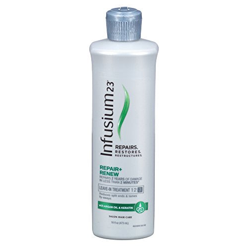 Infusium 23 Infusium 23 Repair & Renew Leave In Treatment, Step 3, 16 Oz Health & Beauty Light Gray