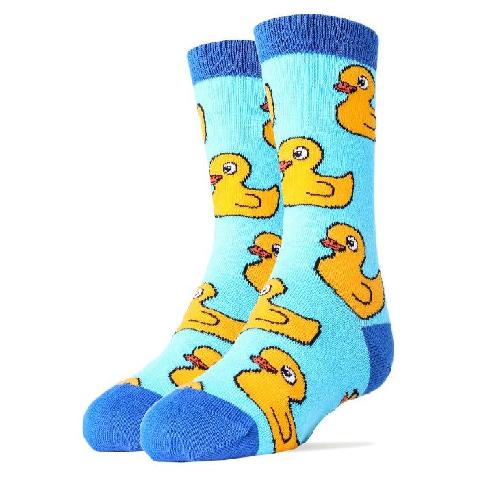 Duckies - Kid's Funny Crew Socks