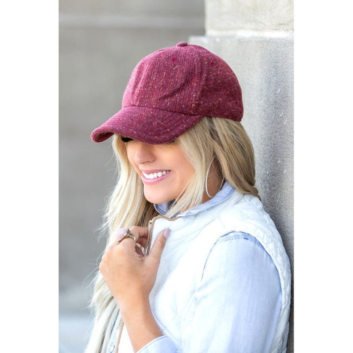 Fall Tweed Ball Cap