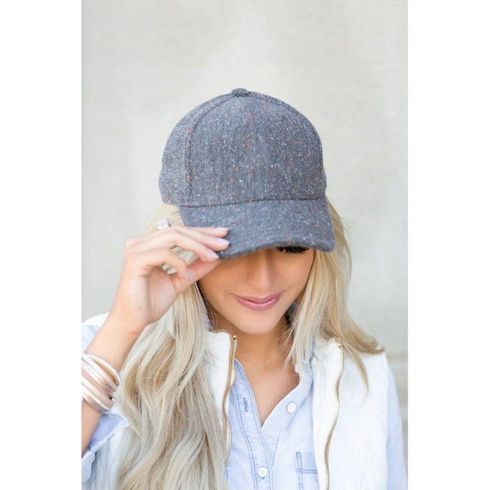 Fall Tweed Ball Cap