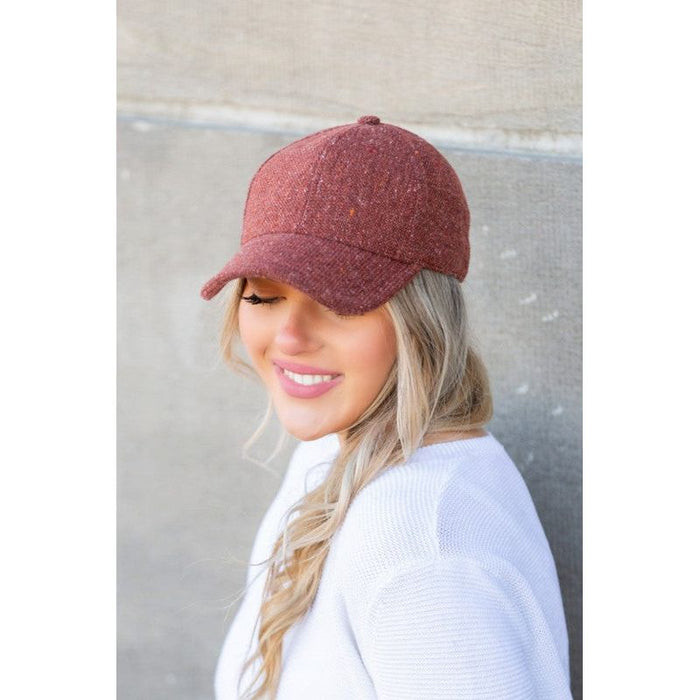 Fall Tweed Ball Cap