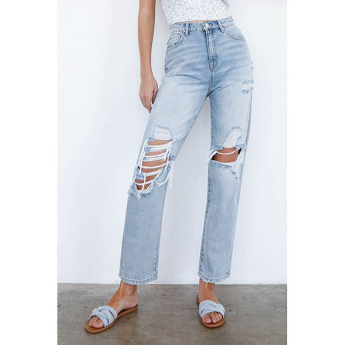 Mid-Rise Loose Fit Jeans