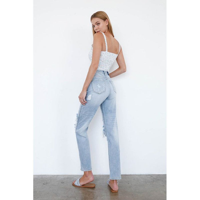 Mid-Rise Loose Fit Jeans