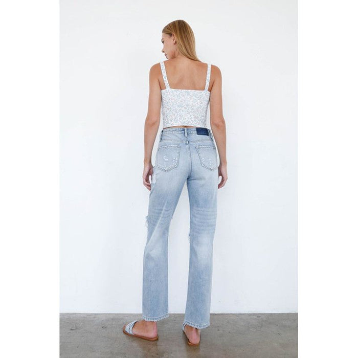 Mid-Rise Loose Fit Jeans