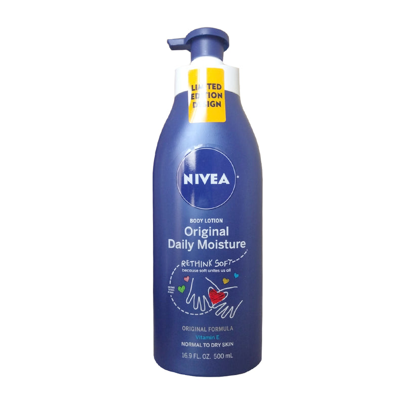 Nivea Nivea Body Lotion, Vitamin E, Original Daily Moisture, Normal To Dry Skin Lotion & Moisturizer