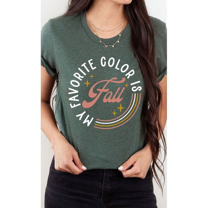 My Favorite Color is Fall Graphic Tee