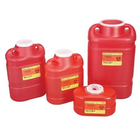 BD BD Sharps Collector 6.9 Qt Red Medical Supplies