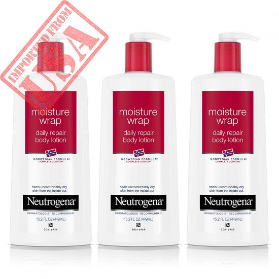 Neutrogena Neutrogena Norwegian Formula Moisture Wrap Daily Repair Body Lotion - 15.2oz Lotion & Moisturizer White Smoke