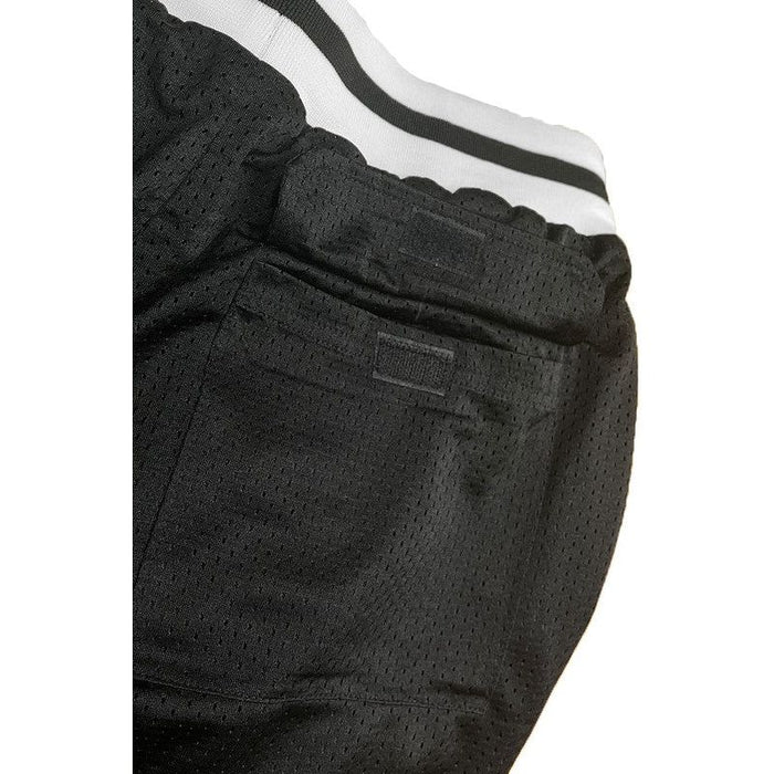 STRIPED BAND SOLID BASKETBALL SHORTS