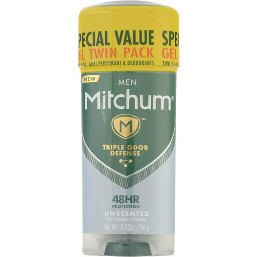 Mitchum Mitchum Antiperspirant & Deodorant, Gel, Special Value, Men, Unscented, Twin Pack Deodorant