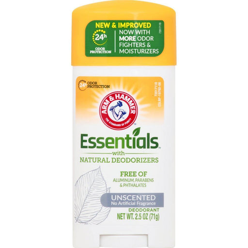 Arm & Hammer Arm & Hammer Essentials Natural Solid Deodorant Unscented 2-5 Ounce Deodorant