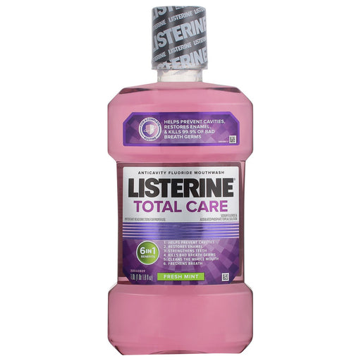 Listerine Listerine Total Care Mouthwash, Anticavity, Fluoride, Fresh Mint Mouthwash
