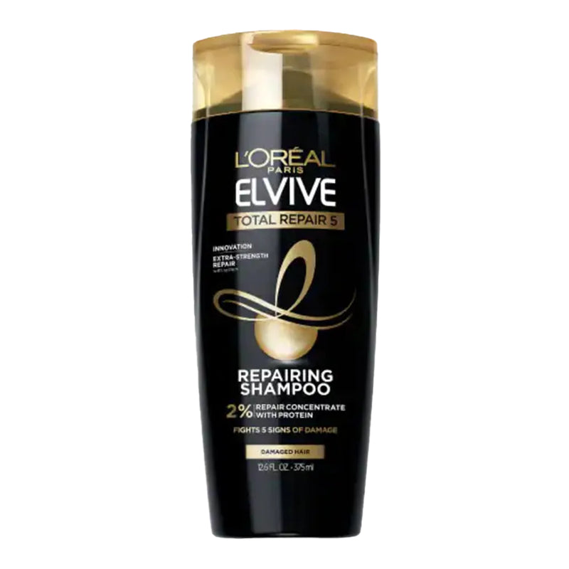 L'Oreal L'Oreal L'Oral Paris Advanced Haircare Total Repair 5 Restoring Shampoo 12.6 oz Shampoo Black