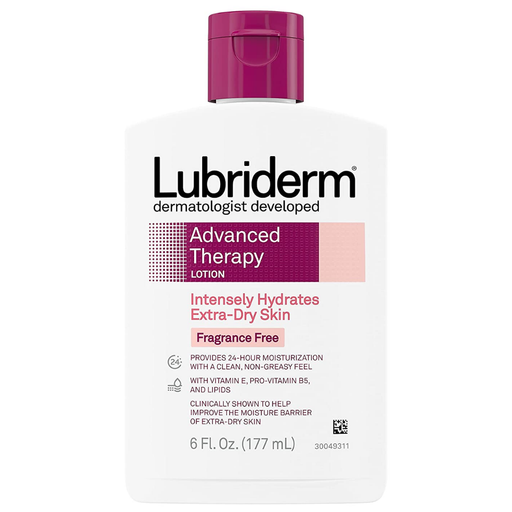 Lubriderm Lubriderm Advanced Therapy Moisturizing Lotion with Vitamins E and Pro-Vitamin B5 - 6 fl oz Lotion & Moisturizer White Smoke
