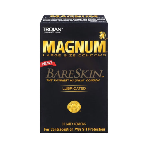 Trojan Trojan Magnum Large Size BareSkin Lubricated Latex Condoms Condoms