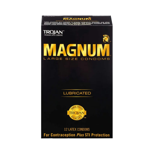 Trojan Trojan Magnum Large Size Lubricated Premium Latex Condoms Condoms