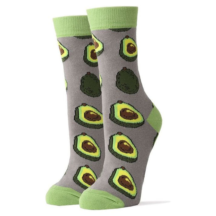 Avocado Life - Women's Funny Crew Socks