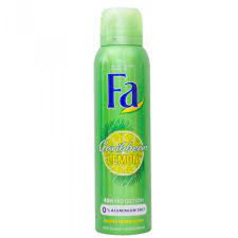 Fa Fa Deodorant Spray Caribbean Lemon 150 Ml Deodorant