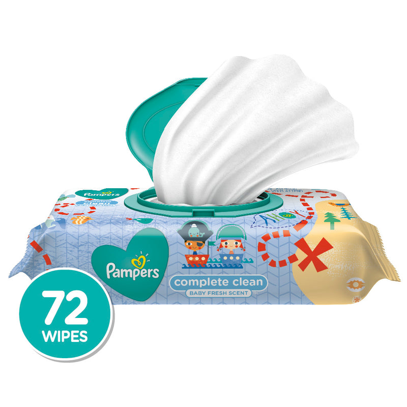 Pampers Pampers Wipes, Baby Fresh Scent, Complete Clean Baby Wipes