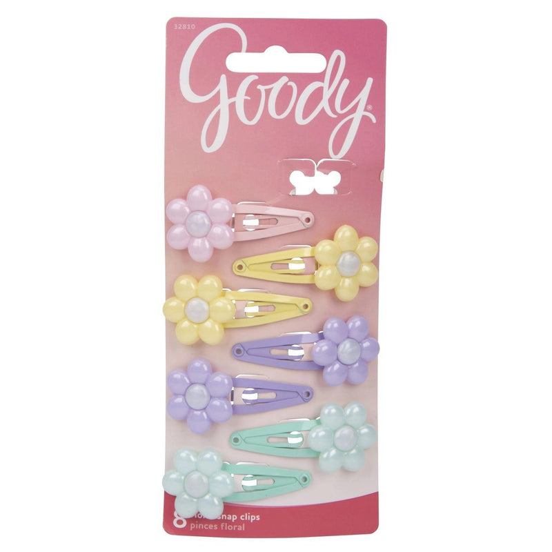 Goody Goody Girls Snap Clips, Flower Health & Beauty Rosy Brown