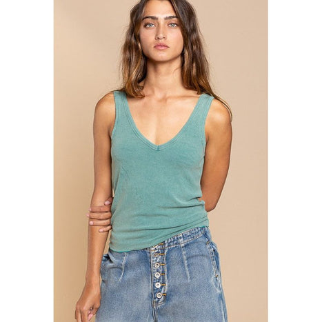 Sleeveless Relaxed Fit Tank Top