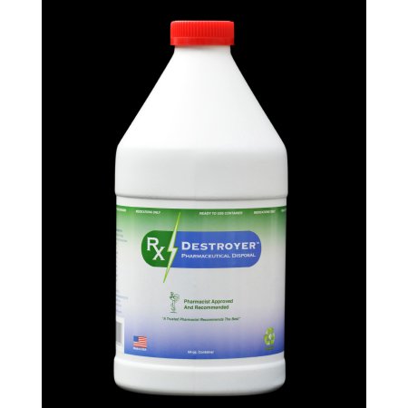 RxDestroyer RxDestroyer C2R Global Manufacturing RX64 Disposal System Bottle Medical Supplies