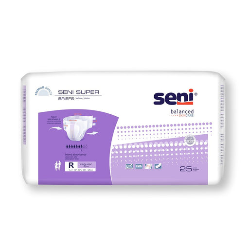 Seni Seni Super Heavy Absorbency Incontinence Brief, Regular 1163851 Bicycle Shorts & Briefs