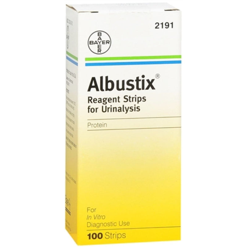Siemens Siemens Albustix Urinalysis Reagent For Protein Tests MK Medical Tests White Smoke