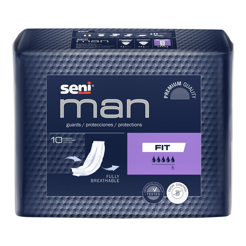 Seni Seni Man Fit Bladder Control Pad Moderate Absorbency 3-1/2 X 15-7/10 Inch Incontinence Aids
