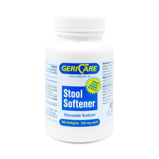 Geri-Care Geri-Care Docusate Sodium Stool Softener #401-25-GCP Decorative Bottles