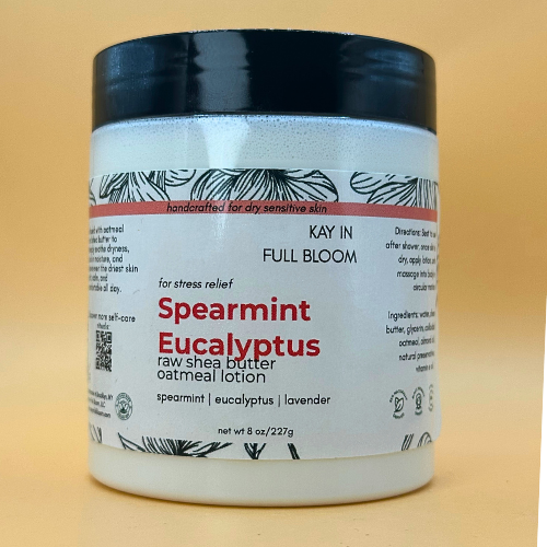 Kay in Full Bloom Spearmint Eucalyptus Oatmeal Body Lotion