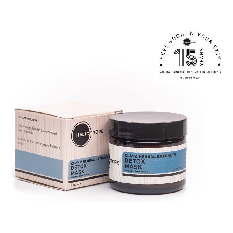 Heliotrope San Francisco Clay & Herbal Extract Detox Mask Facial Mask