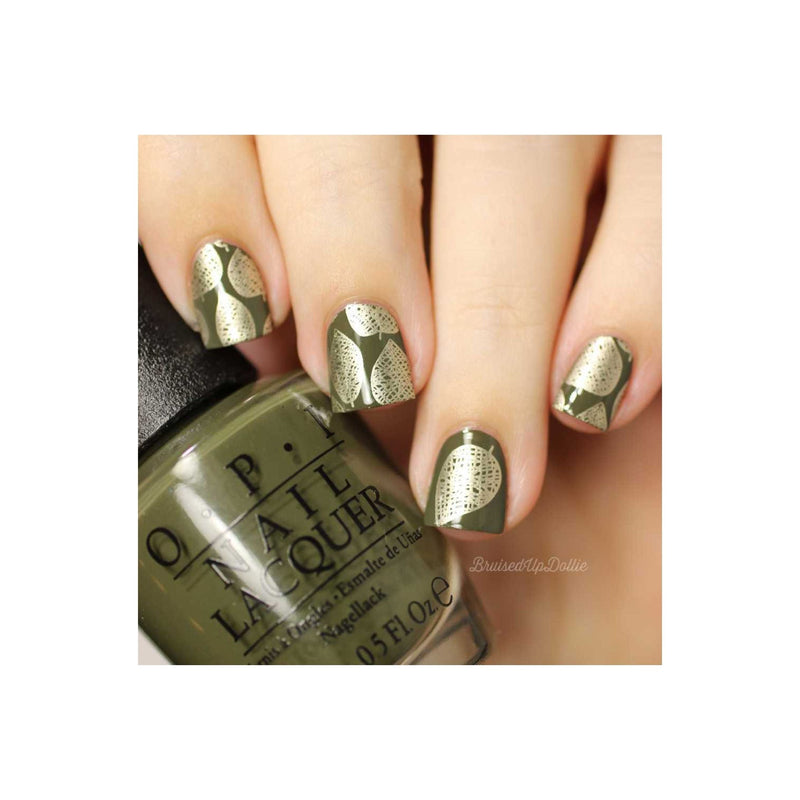UberChic Beauty Lovely Leaves-02 Stamping Plate
