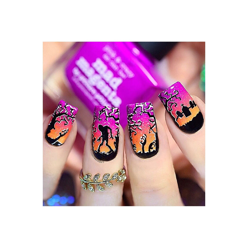 UberChic Beauty Zombie Love-02 Stamping Plate